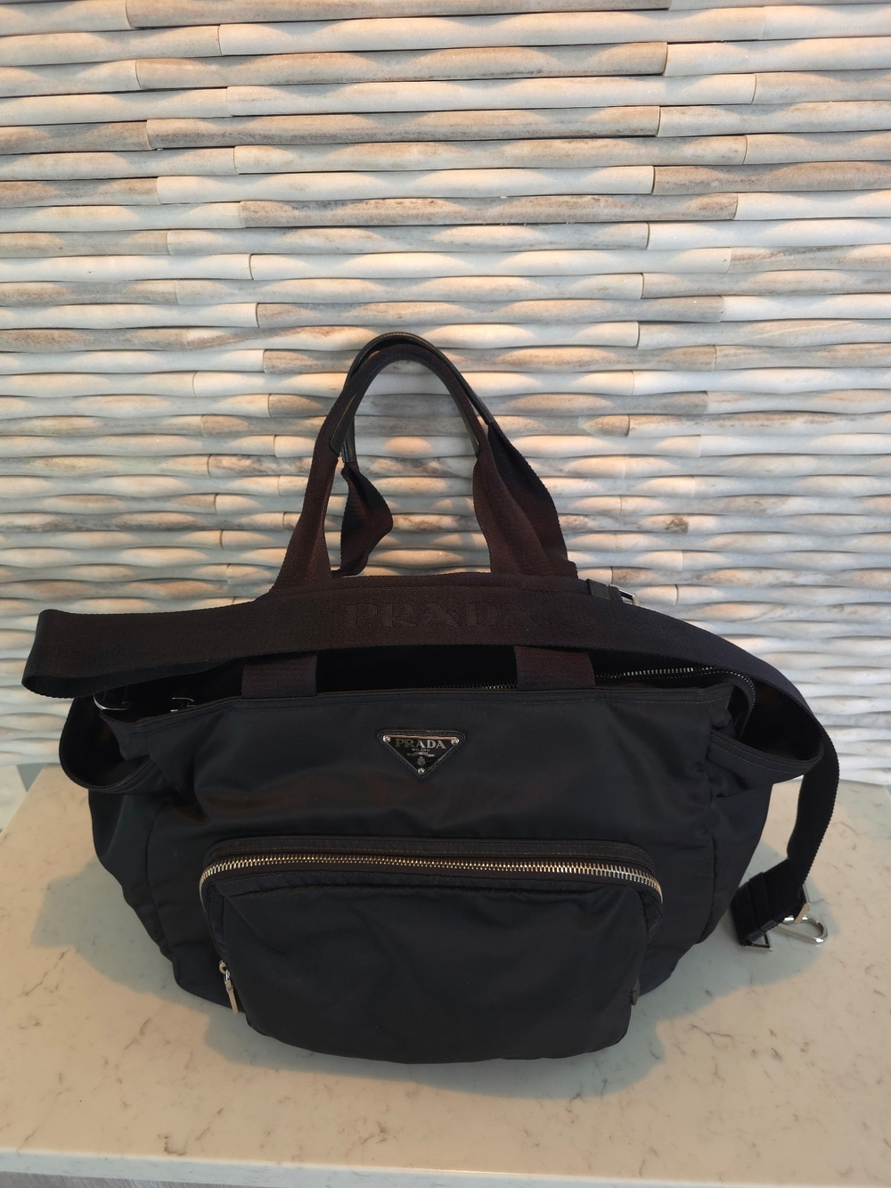 Prada Nero Diaper Bag